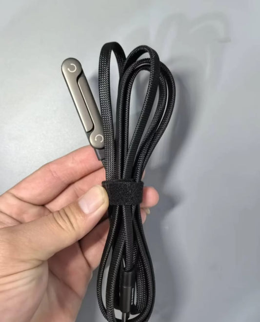 Câble USB Type-C avec interrupteur – Charge rapide 240W